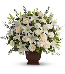 Teleflora's Loving Lilies and Roses Bouquet from Kinsch Village Florist, flower shop in Palatine, IL